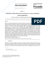 Evaluation of Amine-Blend Solvent Systems For CO Post-Combustion Capture Applications