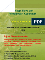 Konsep Biaya Dan Pembiayaan Kesehatan