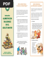 NUTRICION Alimentacion Saludable Adulto Mayor