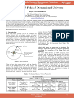 Theory of 3 Folds 5 Dimensional Universe