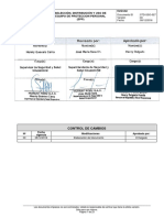 STD-SSO-027 - Selección Distribución y Uso EPP