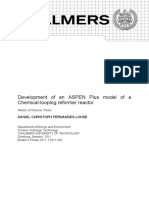 Development of An ASPEN Plus Model of A Chemical-Looping Reformer Reactor