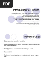 Introductionto Rubrics