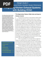 Integrating Kitchen Exhaust Systems With Building HVAC: Design Guide 3