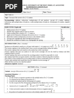 Jozette Roberts Matrices Lesson Plan Two Inverse of Matricies 1