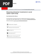 Westlund 2005-Measuring Enterprises' Investments in Social