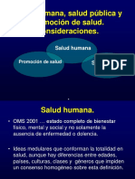 Salud Humana Prevencion Ypromocion