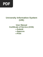 UIS User Manual Certificate of Service 031618 v1.4