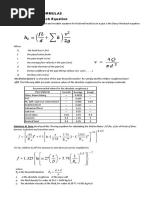 Friction Loss, Properties & Standard Pipes