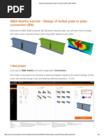 Design of Bolted Plate To Plate Connection (En) - IDEA StatiCa