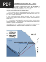 Conclusiones de La Corte de La Haya