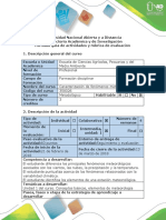 Guía de Actividades y Rúbrica de Evaluación Paso 2. Preinforme de Práctica