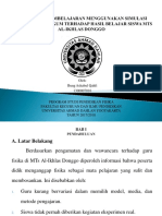 Efektivitas Pembelajaran Menggunakan Simulasi Phet Dan Praktikum Terhadap