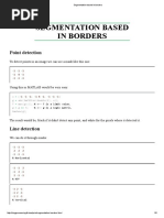 Segmentation Based in Borders