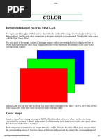 Color: Representation of Color in MATLAB