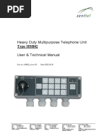 Heavy Duty Multipurpose Telephone Unit: Type HSB02