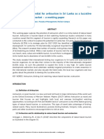 Exploring The Potential For Avitourism in Sri Lanka As A Lucrative Ecotourism Niche Market - A Working Paper