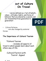 The Effect of Culture On Travel