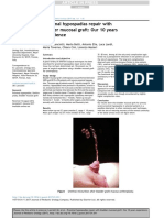 Proximal Hypospadias Repair With Bladder Mucosal Graft: Our 10 Years Experience