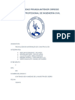 Contenido de Humedad - Tecnologia en Materiales de Construcción - UPAO