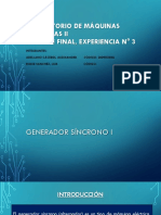 Generador Sincrono I