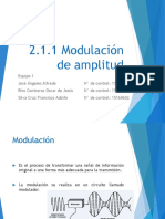 2.1.1 Modulación de Amplitud