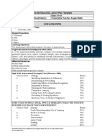 Teacher Education Lesson Plan Template