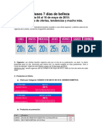 Bases 7 Dias Belleza SÁBADO 9 DE MAYO 2015 DERMOCOSMETICA PDF