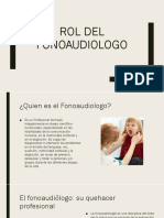 Rol Del Fonoaudiologo