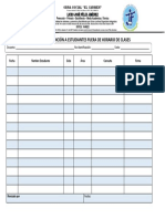 Formato Registro de Asesorias, Tutorias y Otros