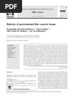 Behavior of Post-Tensioned Fiber Concrete Beams: HBRC Journal