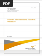 USDE - Software Verification and Validation Proc - PNNL-17772