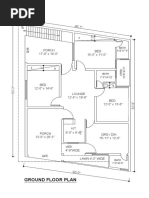 8 Marla House Plan