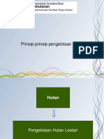 3 Prinsip Prinsip Pengelolaan Hutan