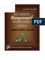 Kecamatan Banyumanik Dalam Angka 2008 Kota Semarang