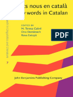 [IVITRA Research in Linguistics and Literature7] M. Teresa Cabré Castellví, Ona Domènech Bagaria, Rosa Estopà Bagot - Mots nous en català _ New words in Catalan_ Una panoràmica geolectal _ A diatopic view (2014, John Benjamins Pub