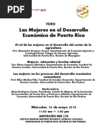 Foro Mujer en La Economia 16 Mayo 2018 Revisado