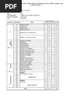 Table of Test Specification (JSU) Mid-Year PKSR May 2012 - x000D - English Year 4 - x000D - Paper 1