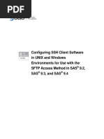 Configuring SFTP Access in SAS