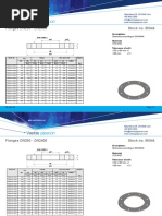 Flange Dimensions Upto 2400 Refer