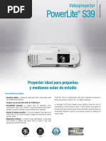 Folleto Epson PowerLite S39