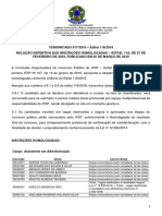 Comunicado 017 2018 - Relacao Definitiva Das Inscricoes Homologadas