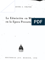 La Educación en Mexico en La Epoca Precortesiana