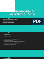 Empreendedorismo e Intervenção Social 