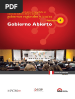 Fasciculo 4 Gobierno Abierto - Programa de Fortalecimiento de Capacidades en Materia de Gobierno Abierto Dirigido A Gobiernos Regionales y Locales