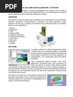 Partes de Una Computadora Hardware y Software