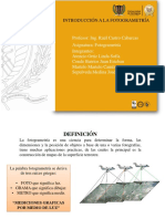 Historia de La Fotogrametria