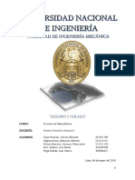 Informe Procesos de Manufactura (Moldeo y Colada)