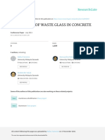 Utilization of Waste Glass in Concrete