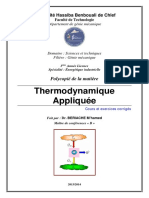 Polycopié Thermodynamique